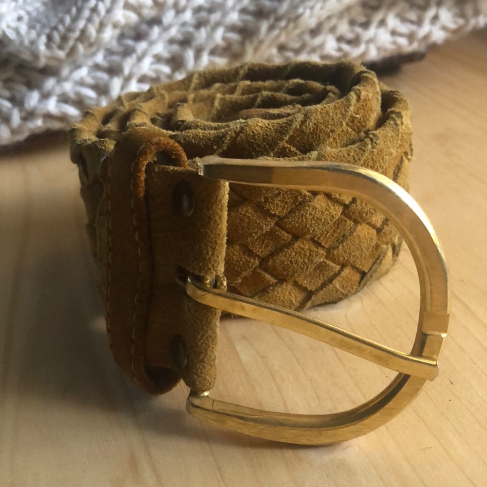 Vintage, suede belt.